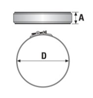 Clemă de strângere pentru coșul de fum Alpinox a4914 imaginea #3 — magazin online Desire.md