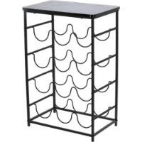 Винная полка H&S 40X26X60cm металл (55514)