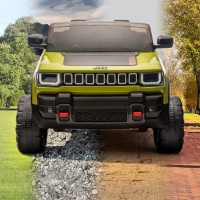 Mașinuța electrica Golden Baby Jeep Recon Green (JJ2500) imaginea #4 — magazin online Desire.md