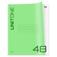Caiet Be Genius UniTone Neon Green 48p (Т5ск48_пл 12471)