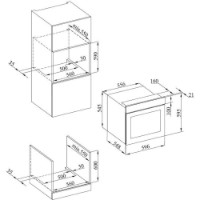 Электрический духовой шкаф Heinner HB0-S568LDTGC-BK фото №2 — интернет-магазин Desire.md