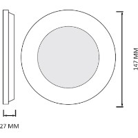 Встраиваемый светильник Horoz Alexis (016-087-0012-020) фото №2 — интернет-магазин Desire.md