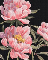 Tablou pe numere Brushme Peony Language Lunatart (BS54305)