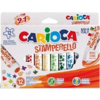 Набор Маркеров Carioca Stamperello 12pcs(56849)