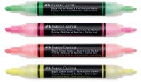 Markere Faber-Castell Black Edition Shake & Paint Neon 285505 4pcs