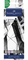 Маркеры Faber-Castell Goldfaber Aqua Dual Marker Shades Of Grey 164522 6pcs