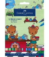 Маркеры Faber-Castell Goldfaber Sketch Marker Bold Easy 164815 12pcs