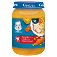Пюре для детей Gerber Vegetables&Veal And Noodles 8+ 190g