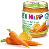 Пюре для детей HiPP Carrot & Potatoes 125g (4000)