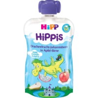 Piure pentru bebeluși HiPP Hippis Pitaya/Black Currant/Pear And Apple100g (42507)