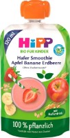 Piure pentru bebeluși HiPP Smoothie Apple/Banana/Strawberry With Oats 120ml (84006)