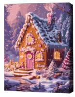 Tablou pe numere Brushme Сладкая зима 40x50cm (BS54501FC)