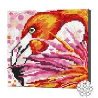 Алмазная мозаика Art Gallery Premium Amber Flamingo (BJ1068)