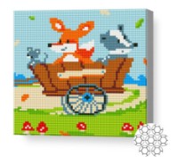 Алмазная мозаика Art Gallery Premium Animals In A Cart (BJ586)