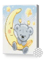 Алмазная мозаика Art Gallery Premium Bear On The Moon (JS24805)