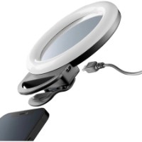 Lampă inelară Cellularline Selfie Ring Pocket Black imaginea #4 — magazin online Desire.md