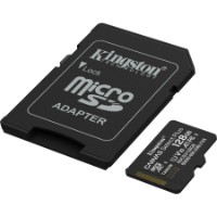Карта памяти Kingston microSD 128Gb Class10 A1 UHS-I U1 V10 + SD adapter (SDCS3/128GB) фото №2 — интернет-магазин Desire.md