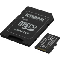 Карта памяти Kingston microSD 64Gb Class10 A1 UHS-I U1 V10 + SD Adapter (SDCS3/64GB) фото №2 — интернет-магазин Desire.md
