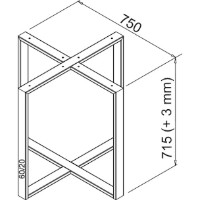 Каркас для стола Alianstek CAGE фото №2 — интернет-магазин Desire.md