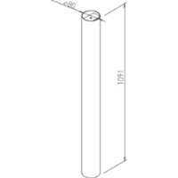 Каркас для стола Alianstek COLUMN TERRA BAR фото №2 — интернет-магазин Desire.md