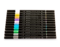 Markere Mont Marte Dual Tip Markers Metallic 12pcs (MMPM0063) imaginea #2 — magazin online Desire.md