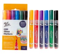 Markere Mont Marte Glass Markers 6pcs (MMPM0056) 