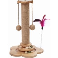 Ansamblu pentru pisici Jumi MDF 45x30x30 cm Sonoma