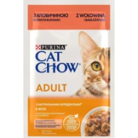 Влажный корм для кошек Purina Cat Chow Adult Beef&Eggplant 26x85g