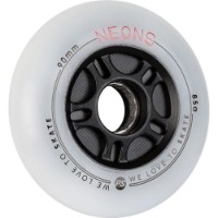 Колёса для роликовых коньков Powerslide Neons 90 Red 4pcs (905418) фото №3 — интернет-магазин Desire.md