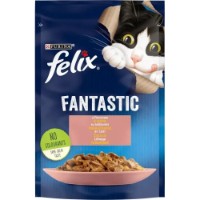Влажный корм для кошек Purina Felix Fantastic Salmon 26x85g 