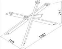 Каркас для стола Alianstek SPIDER фото №3 — интернет-магазин Desire.md