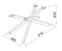 Каркас для стола Alianstek SPIDER CLUB фото №3 — интернет-магазин Desire.md