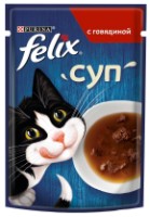 Hrană umedă pentru pisici Purina Felix Soup Beef 30x48g 