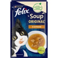 Влажный корм для кошек Purina Felix Soup Chicken 30x48g 