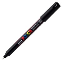 Marker Uni Posca PC- 1MR 0.7mm Black