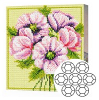 Алмазная мозаика Art Gallery Premium Delicate Violets (BJ791)