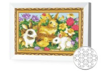 Алмазная мозаика Art Gallery Premium Easter Bunnies (JS29474)