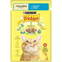 Влажный корм для кошек Purina Friskies Salmon 26x85g