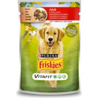 Влажный корм для собак Purina Friskies Vitafit Beef&Potatoes 20x100g 