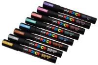 Markere Uni Posca PC-5M Metallic Color 8pcs 