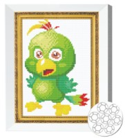 Алмазная мозаика Art Gallery Premium Green Parrot (JS20835)