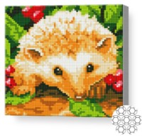Алмазная мозаика Art Gallery Premium Hedgehog Among The Berries (BJ616)