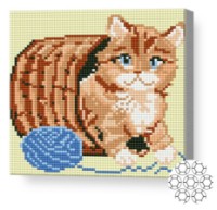 Mozaic cu diamante Art Gallery Premium Kitten With A Ball (BJ782)