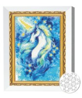 Алмазная мозаика Art Gallery Premium Magic Unicorn (JS24464)