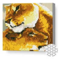 Mozaic cu diamante Art Gallery Premium Lion's Tenderness (BJ845)