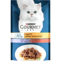 Влажный корм для кошек Purina Gourmet Perle Beef&Duck 26x85g