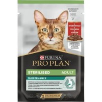 Влажный корм для кошек Purina Pro Plan Steril Beef 26x85g