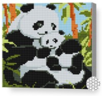 Mozaic cu diamante Art Gallery Premium Mom Panda With Baby (BJ711)