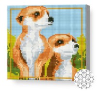 Алмазная мозаика Art Gallery Premium Meerkats (BJ650)