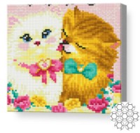 Алмазная мозаика Art Gallery Premium Pair Of Kittens (BJ1108)